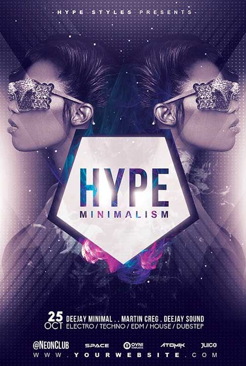 Hype Minimalism Flyer Template