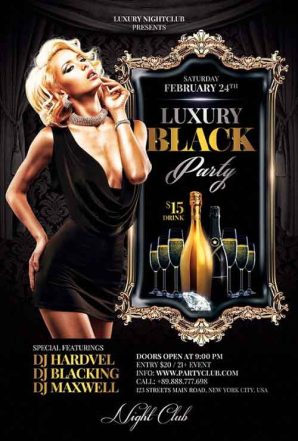 Luxury Night Party Flyer Template
