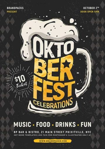 Oktoberfest Event Flyer and Poster Template