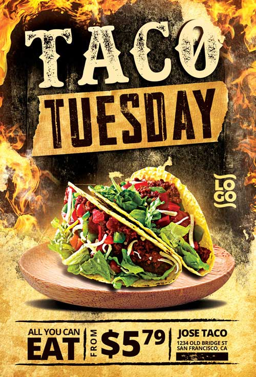 Taco Thursday Vol 2 Flyer Template