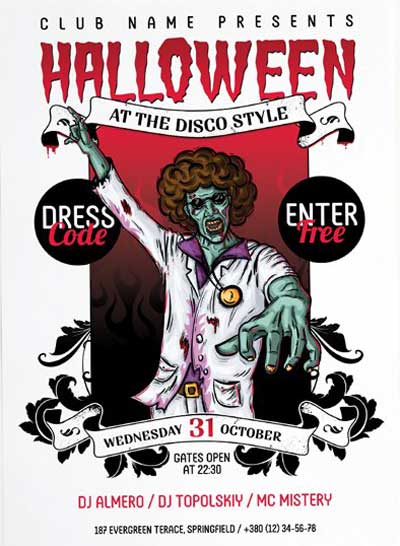 Halloween Party Event Poster Template