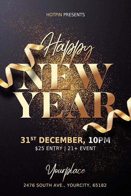 New Year Eve Flyer Template