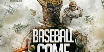 Baseball Sports Game Flyer Template
