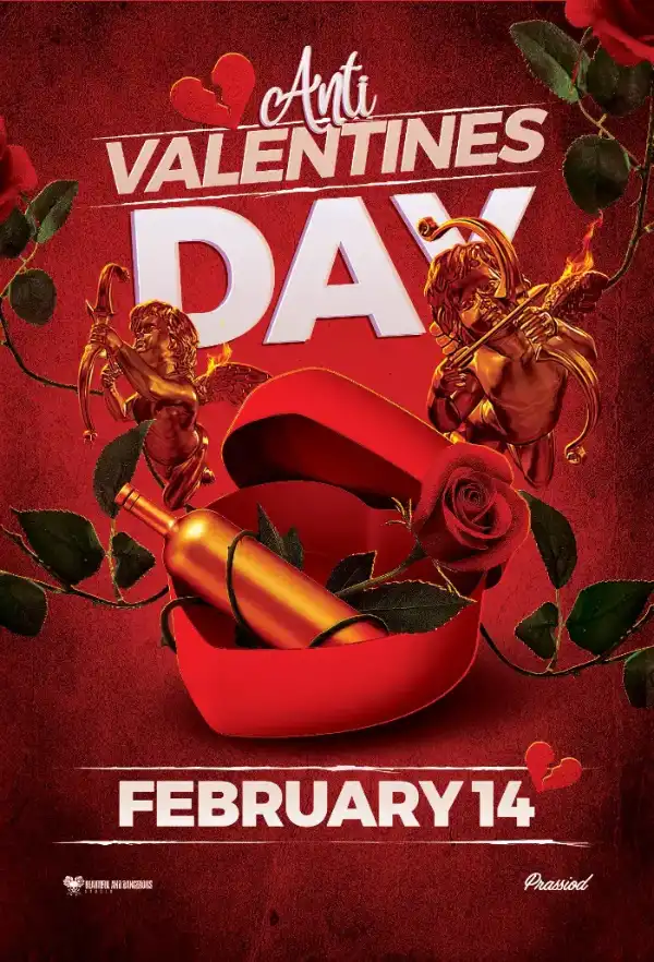 Free Anti Valentines Day Flyer Template