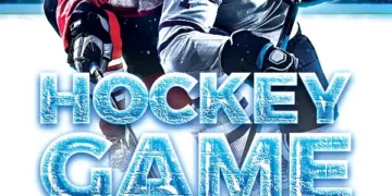 Free Ice Hockey Game Flyer Template