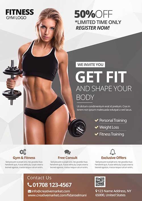 Get Fit Flyer Template