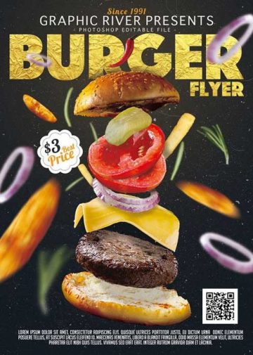 Burger Deal Flyer Template