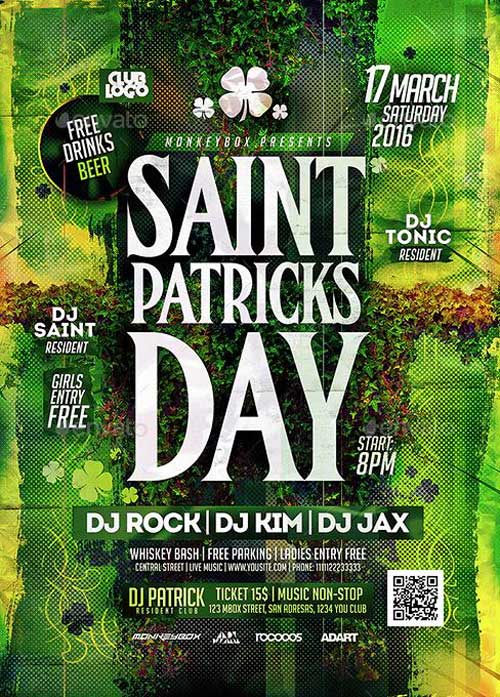 St Patricks Day Event Flyer Template