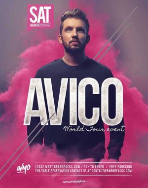 DJ Avico Flyer Template