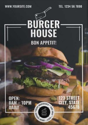 Burger House Poster Template