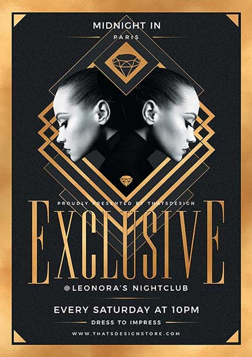 Exclusive Party Club Flyer Template