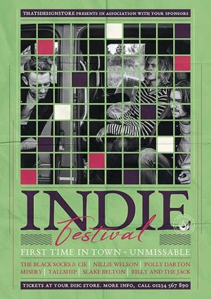 Indie Fest Party Flyer Template