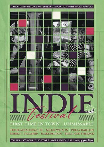 Indie Fest Party Flyer Template