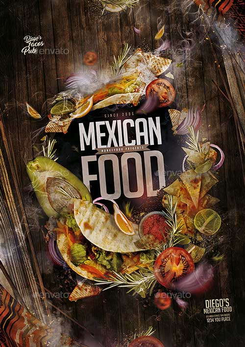 Mexican Food Flyer Template