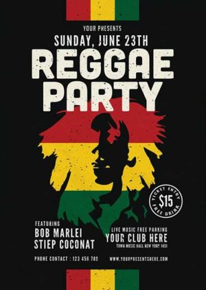 Reggae Club Flyer Template
