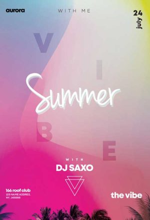 Summer Vivid Free PSD Flyer Template