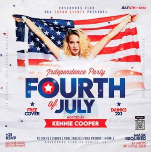 4th of July Instagram and Flyer Template