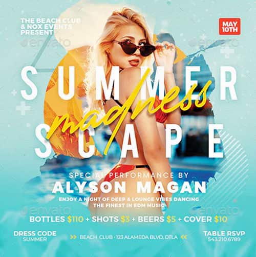 Summer Party Event Instagram Template