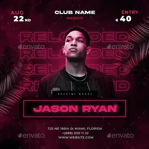 Club DJ Event Instagram Template