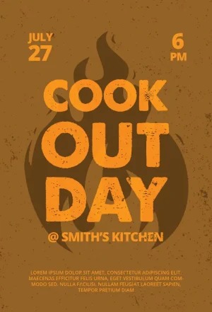 Free Barbecue Day Flyer Template