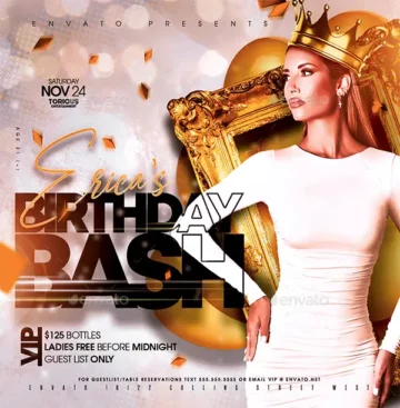 Birthday Bash Party Instagram Template