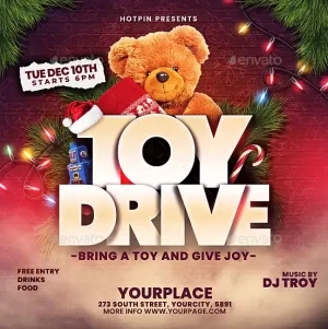Christmas Toy Drive Instagram Template