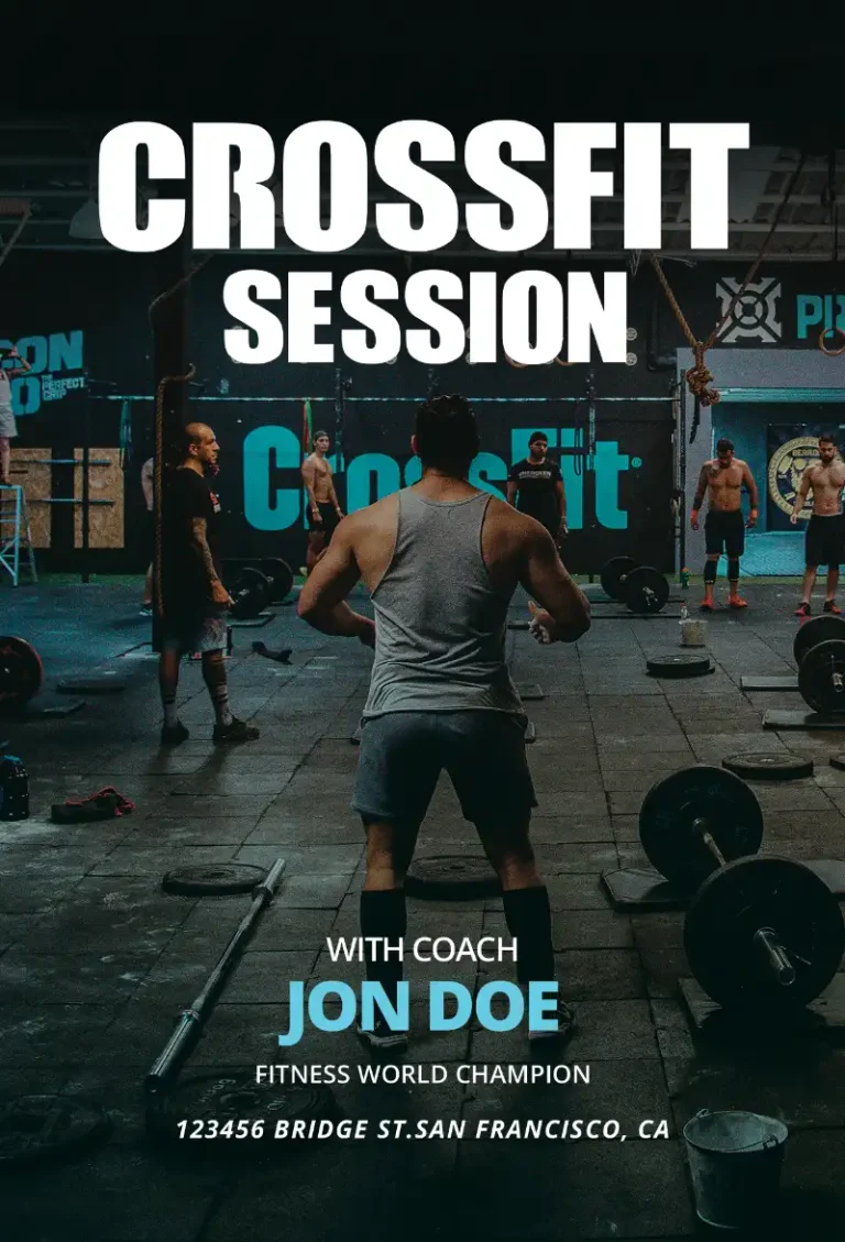 Free Fitness Session Flyer Template