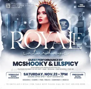 Royale Saturdays Party Instagram Template