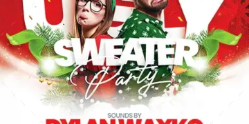 Ugly Sweater Christmas Party Template