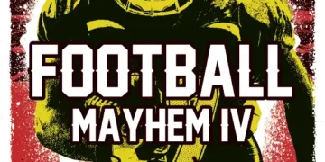 Free Football Mayhem Flyer Template