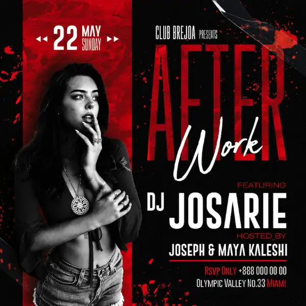 After Work Club Event Instagram Template