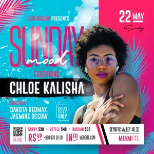 Sunday Party Event Instagram Template