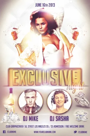 Exclusive Night Party Flyer Template