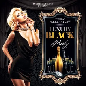 Free Luxury Night Party Instagram Template