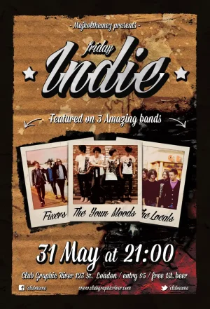 Indie Friday Flyer Template