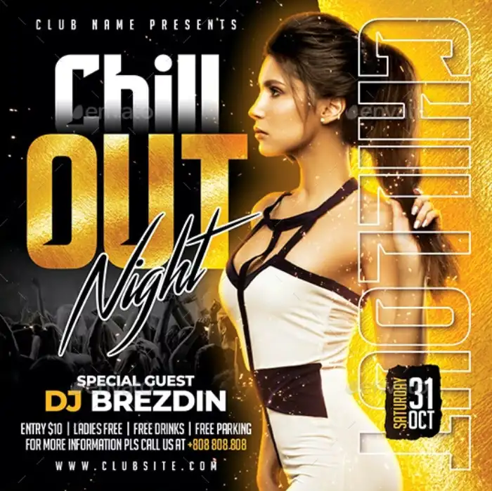 Chill Out Night Club Instagram Template