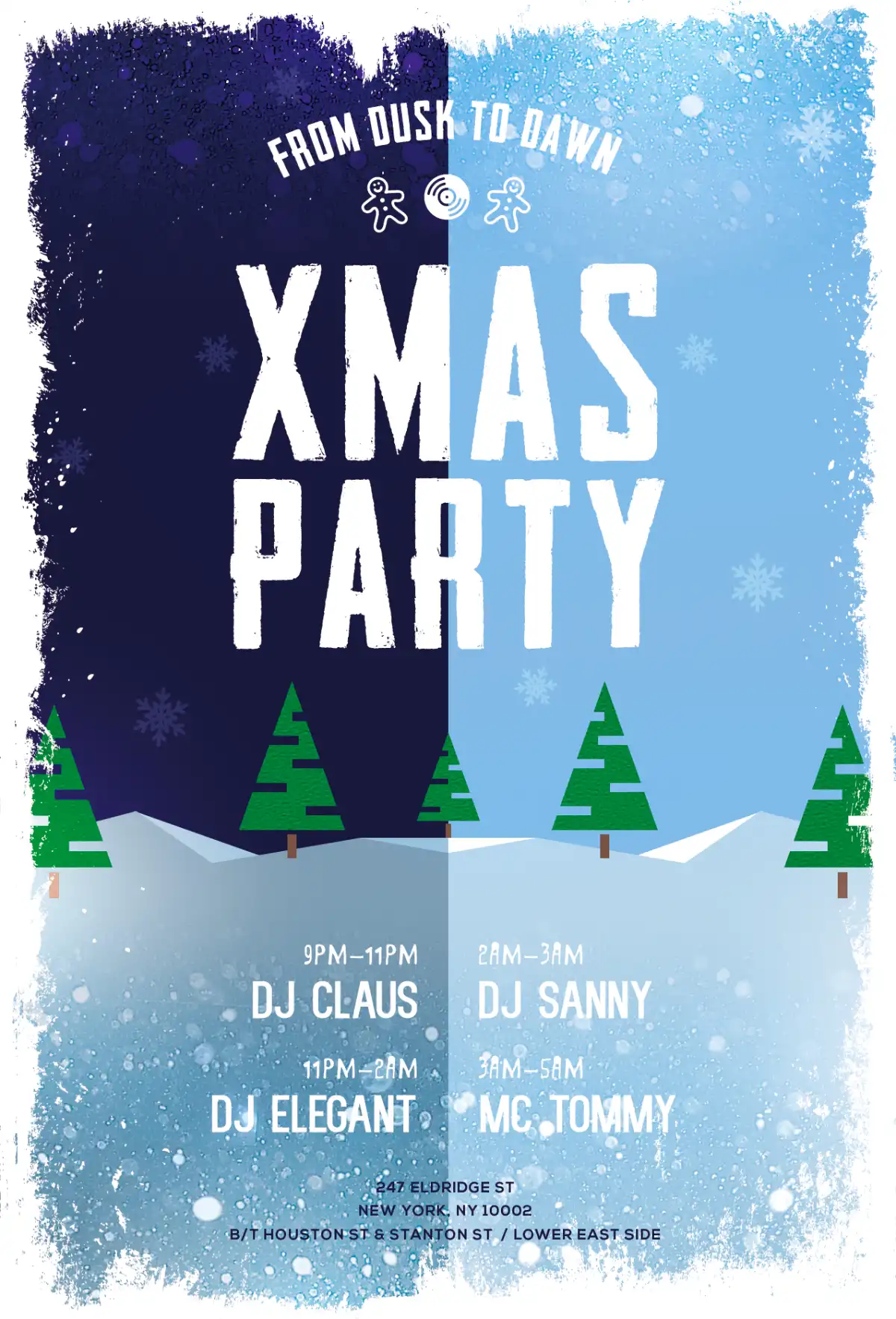 Free X-Mas Party Flyer Template