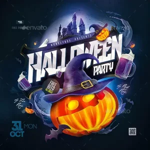 Halloween Party Instagram Template