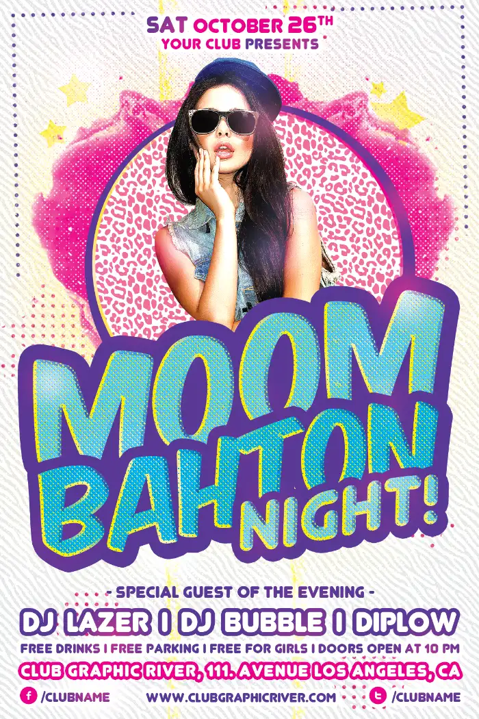 Moombahton Party Flyer Template
