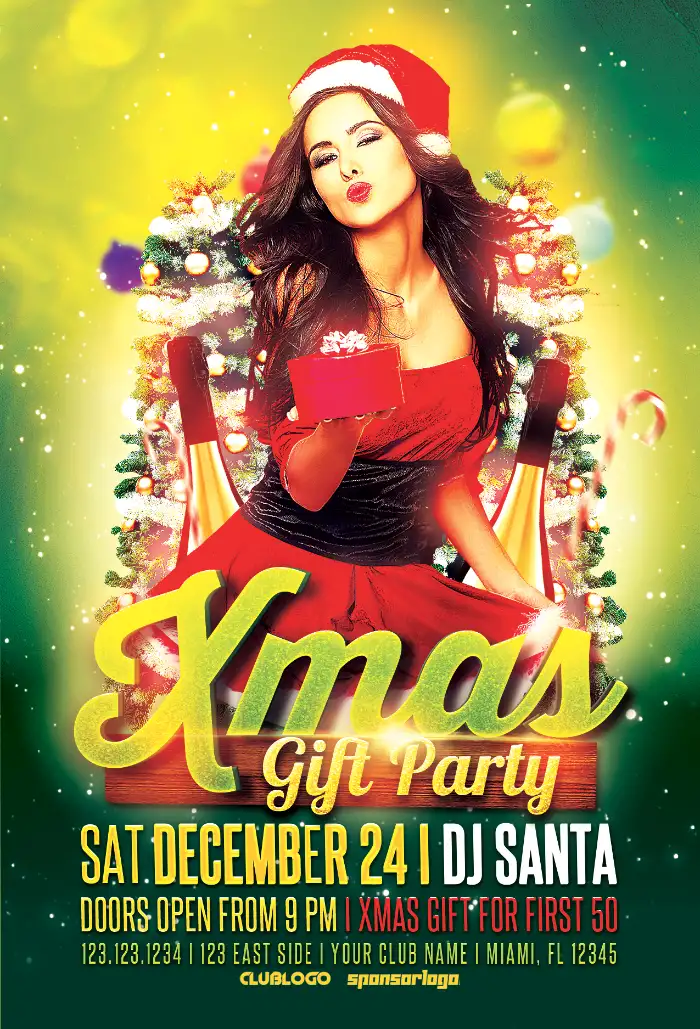 Amazing X-Mas Party Flyer Template