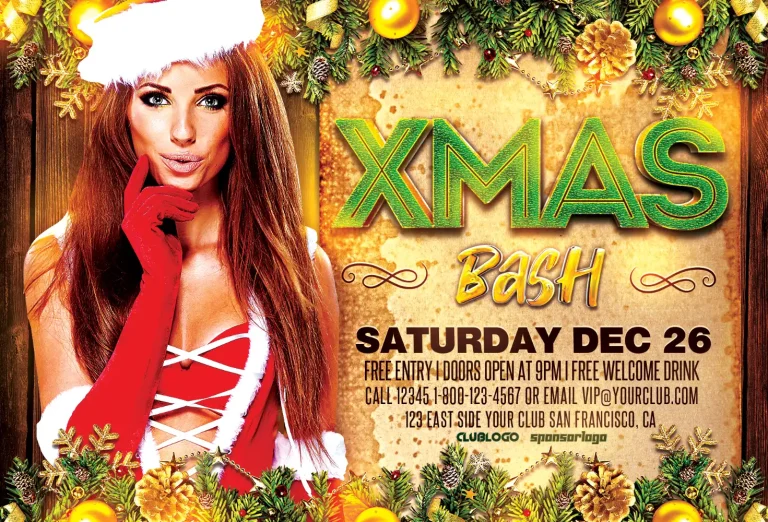 X-Mas Bash Flyer Template