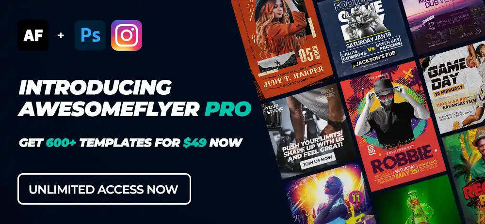 Mega Offer - Awesomeflyer Pro Membership - Get unlimited Access to 600+ Templates