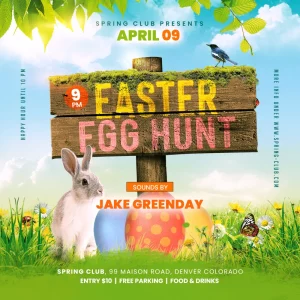 Easter Egg Hunt Instagram Template
