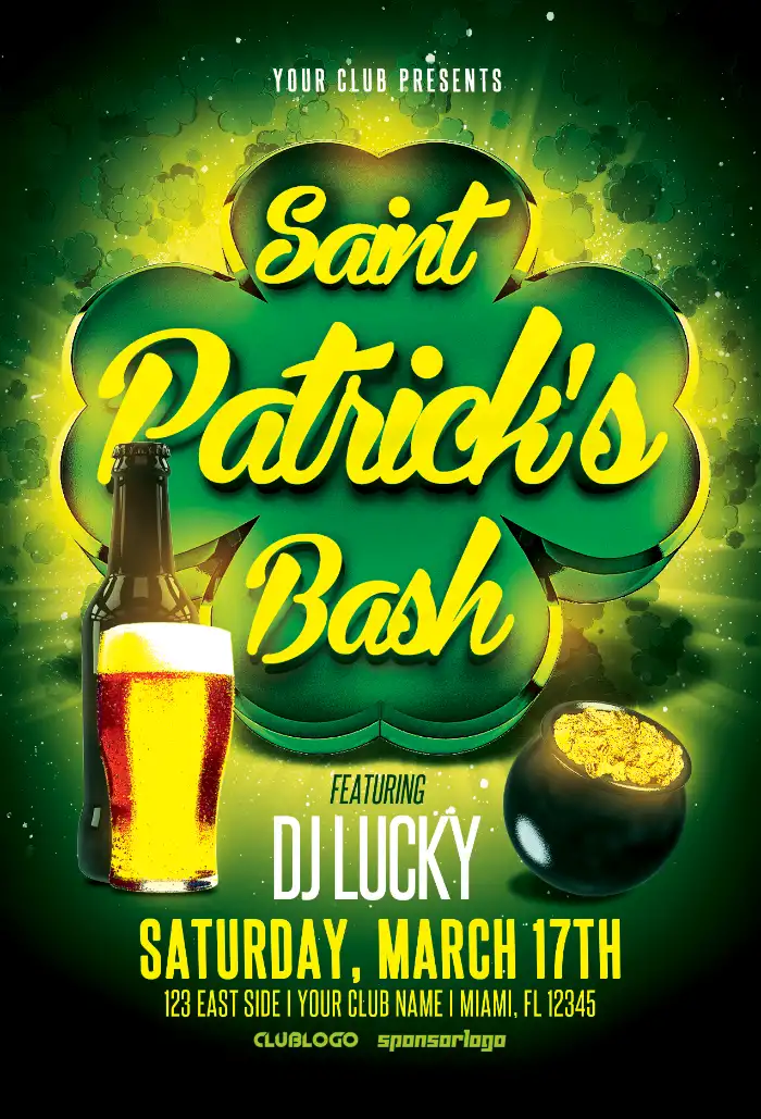 St. Patrick’s Bash Flyer Template