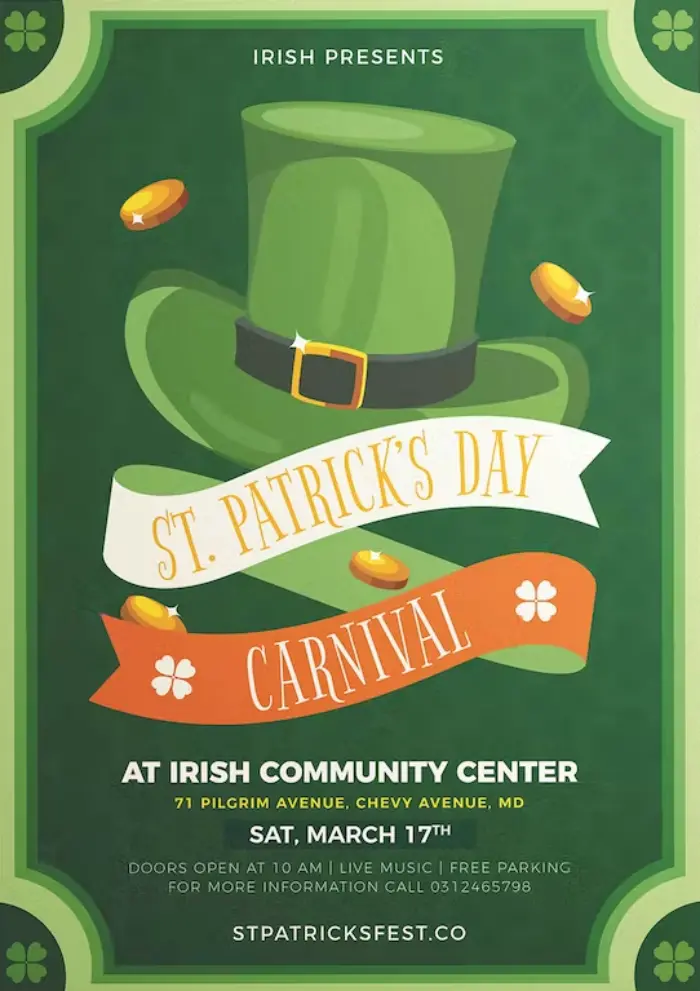 St. Patrick’s Day Parade Flyer Template