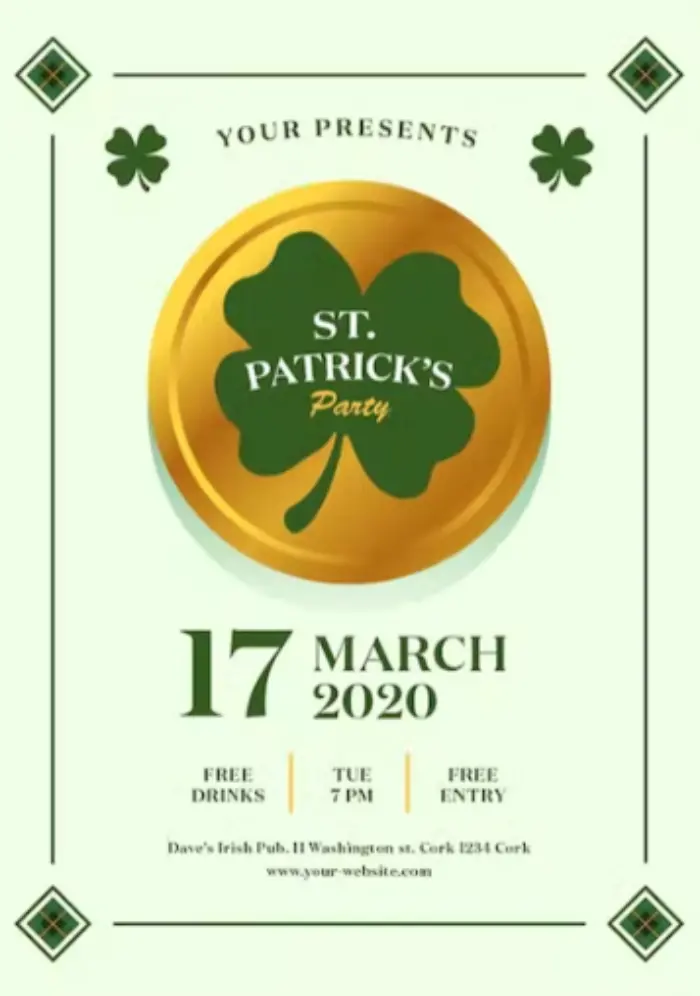 St. Patrick’s Day Poster Template