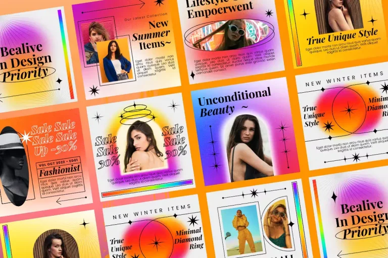 Fashion Instagram Post Template Pack