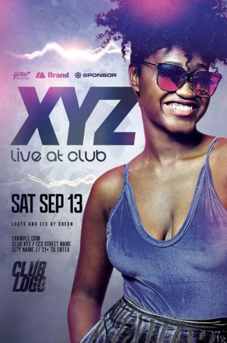 Featured DJ Artist Flyer Template