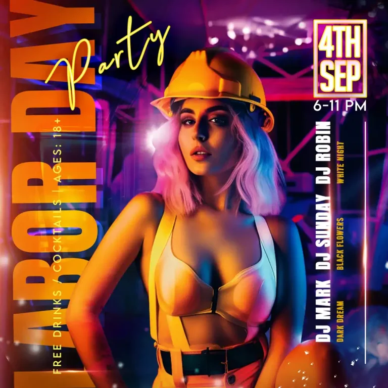 Labor Day Weekend Flyer Template