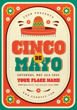 Cinco De Mayo Celebration Illustrator Template